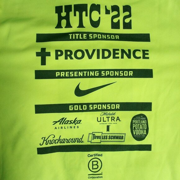 Nike Hood To Coast 2022 Relay Race Neon T-Shirt - Picture 5 of 5